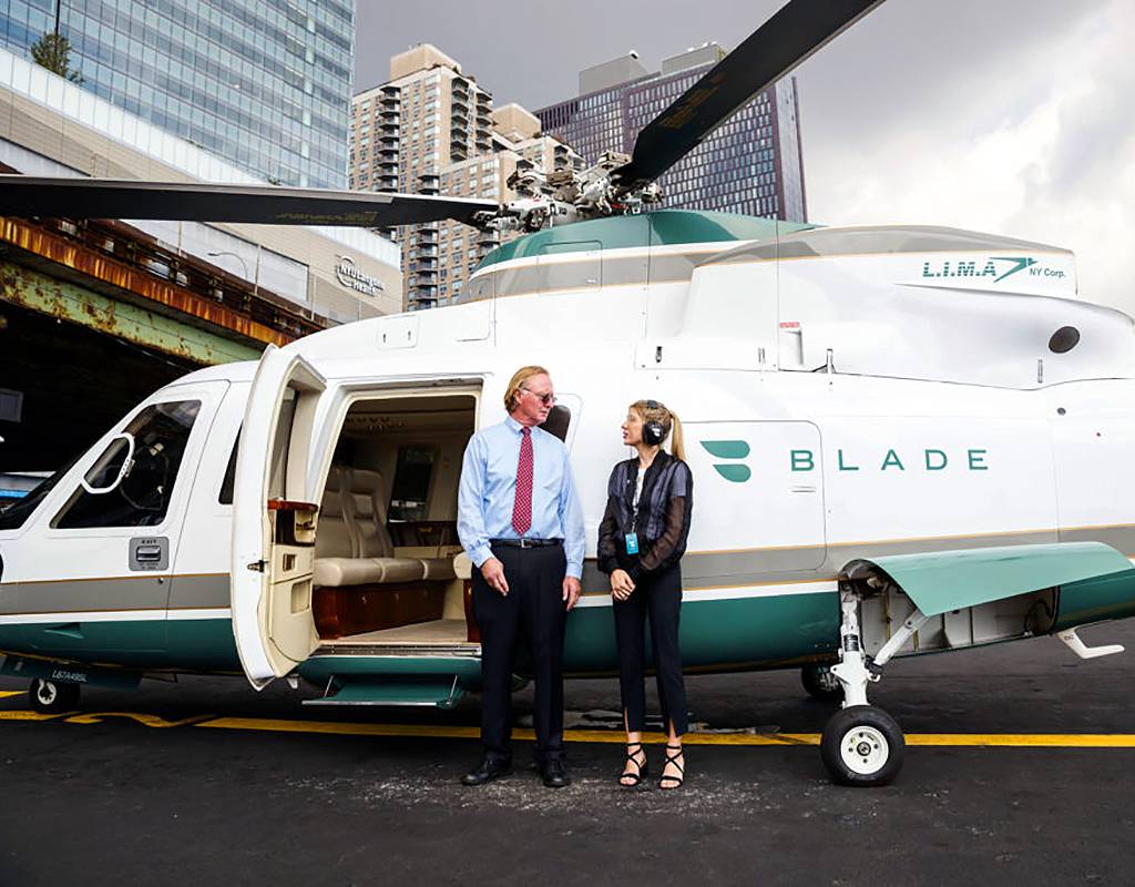 Blade arranged flights for 37,401 passengers last year. The company said its passengers were up 127 percent year-over-year in the first months of 2020, prior to Covid-related shutdowns. Blade Photo