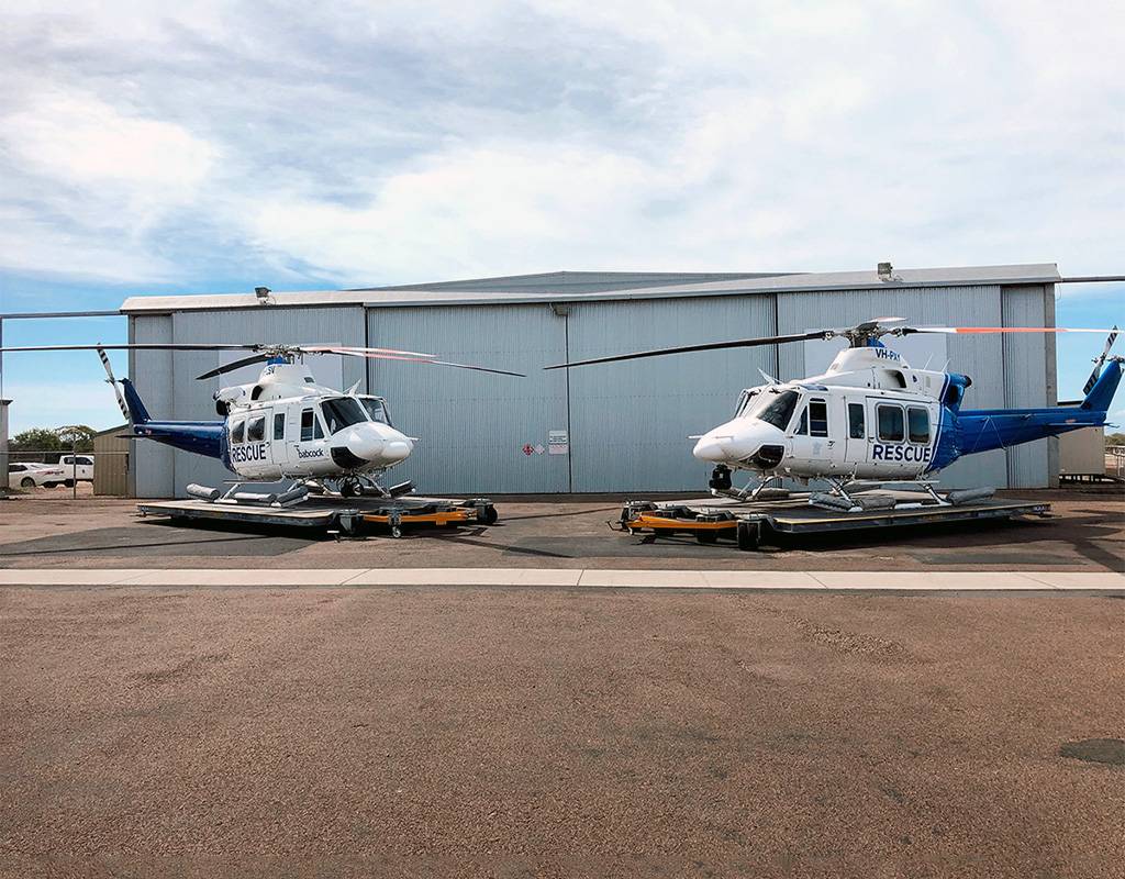 A funding boost from the Queensland Government will provide a second dedicated mission-modified Bell 412 helicopter under Babcock’s contract. Babcock Photo