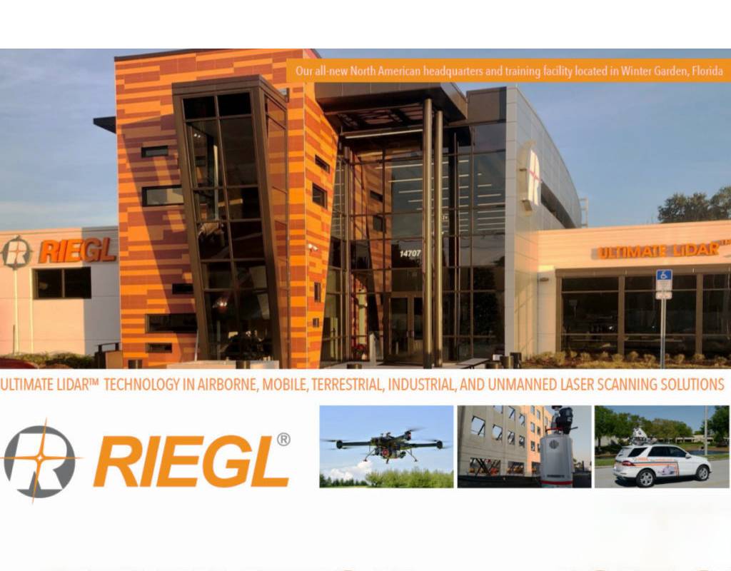 RIEGL USA’s new 18,500 square foot facility in Winter Garden, Florida features modern training rooms and service areas including climate chambers and laser test ranges for equipment testing and calibration, a customer support center, a distribution hub, and sales and administration offices. RIEGL Images