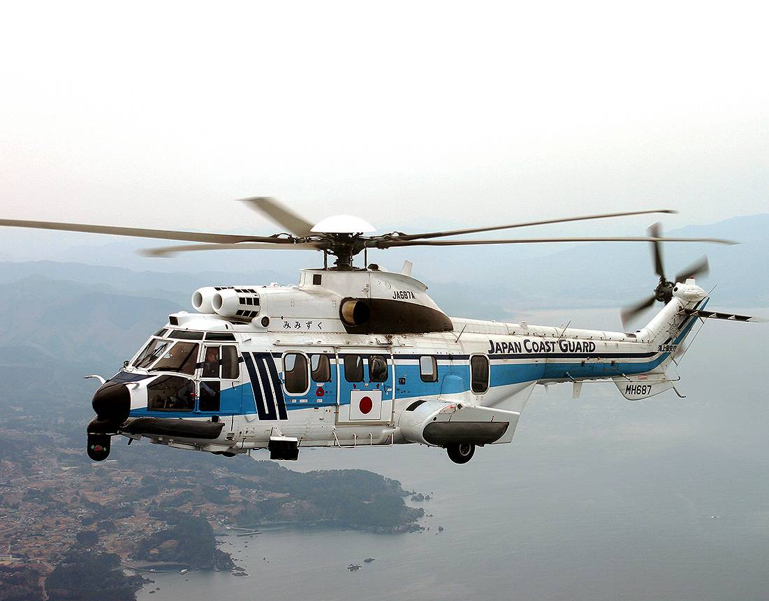 The Japan Coast Guard was among those placing orders for the H225 Super Puma in 2020. Nobuo Oyama Photo