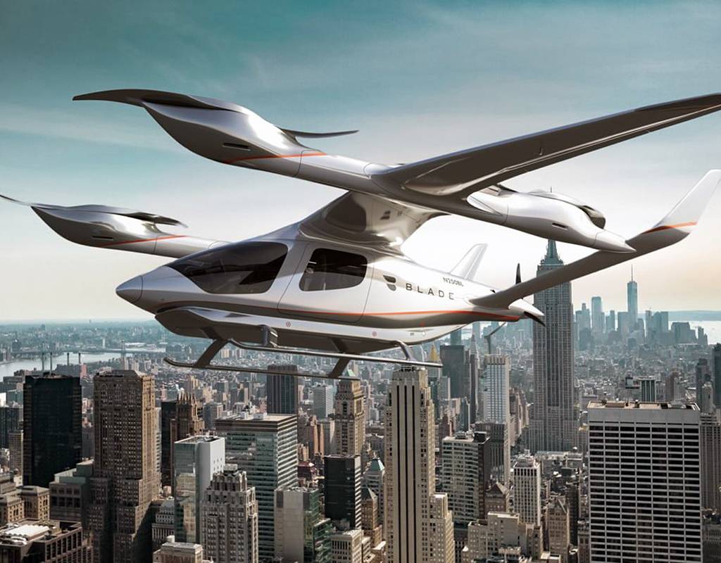 Beta says its Alia eVTOL will be more than 10 times quieter than a helicopter in flight and charge in less than 50 minutes. Beta Image