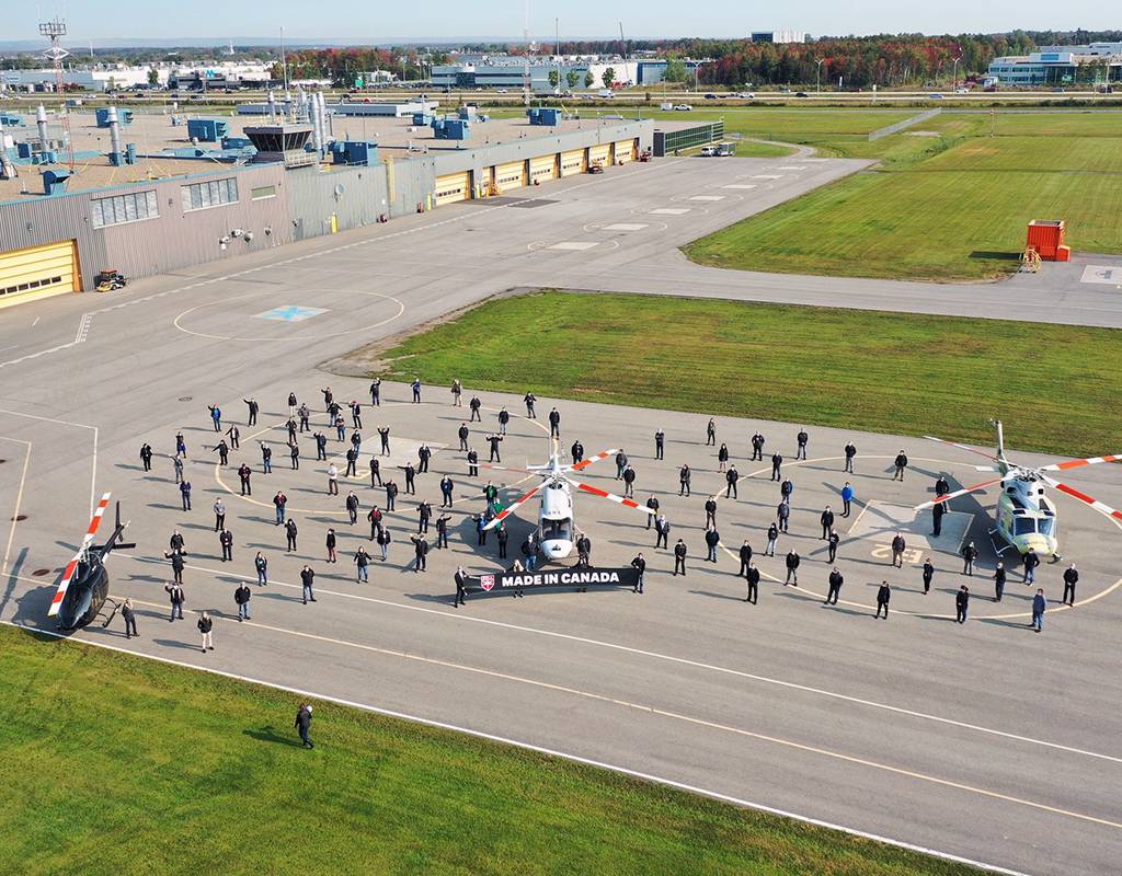 Bell Textron Canada is represented by 1,300 employees. Bell Photo