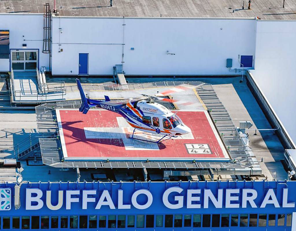 Helicopter pilots in the U.S. often receive little education on what safe takeoff and landing infrastructure is supposed to look like, according to the authors of a new white paper. Mike Reyno Photo