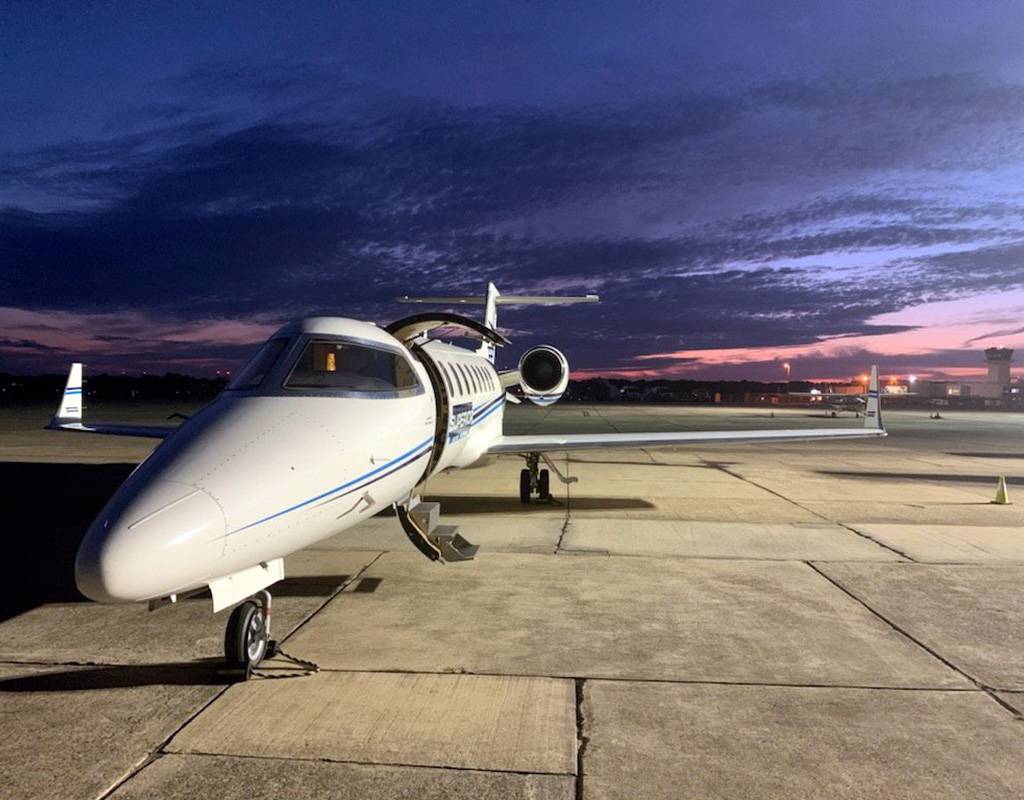 Superior Air Med’s expansion includes two new medically-equipped Learjet 45 fixed-wing aircraft for organ procurement and patient transport services. Metro Photo