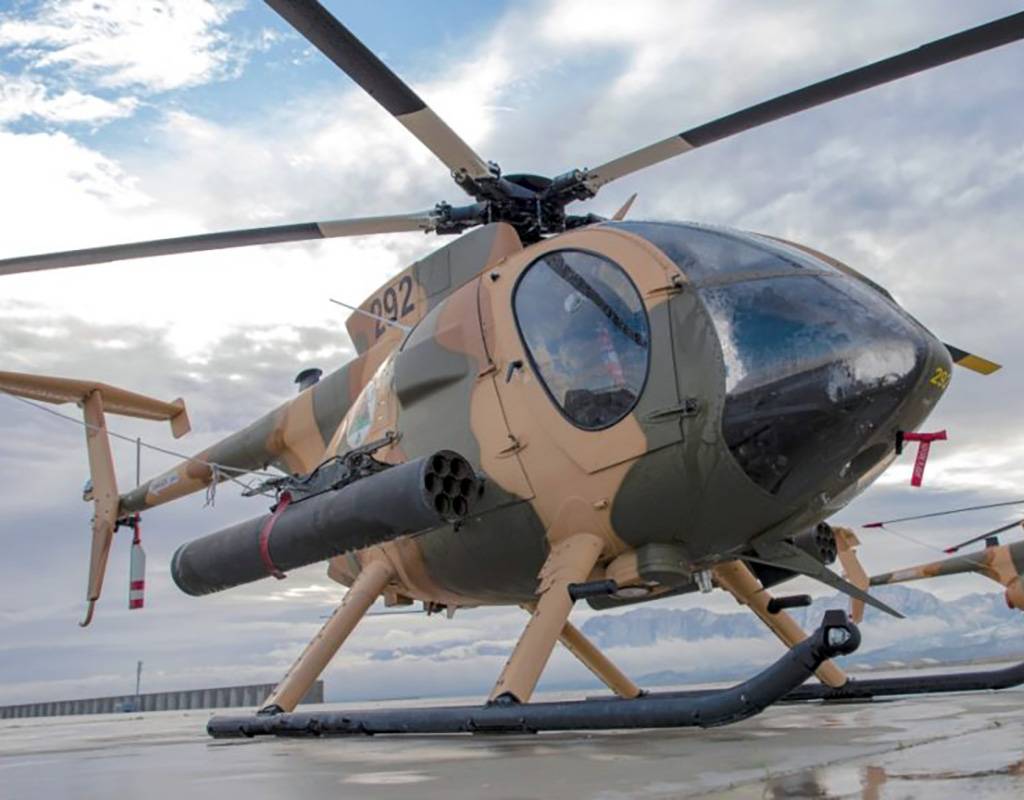 MD Helicopters has received two new contract awards to support the Afghan Air Force’s MD 530F Cayuse Warriors. MD Helicopters Photo