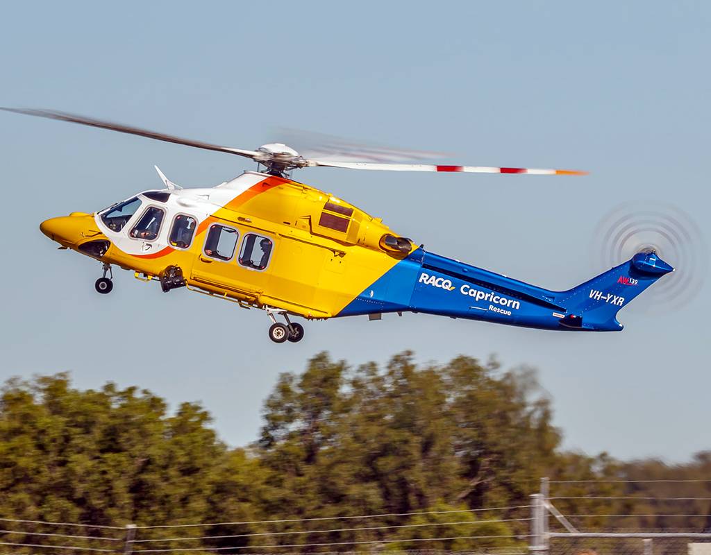 Babcock Australasia will operate, crew and maintain the new AW139 for Capricorn Rescue from their Rockhampton base in Central Queensland. Babcock Photo