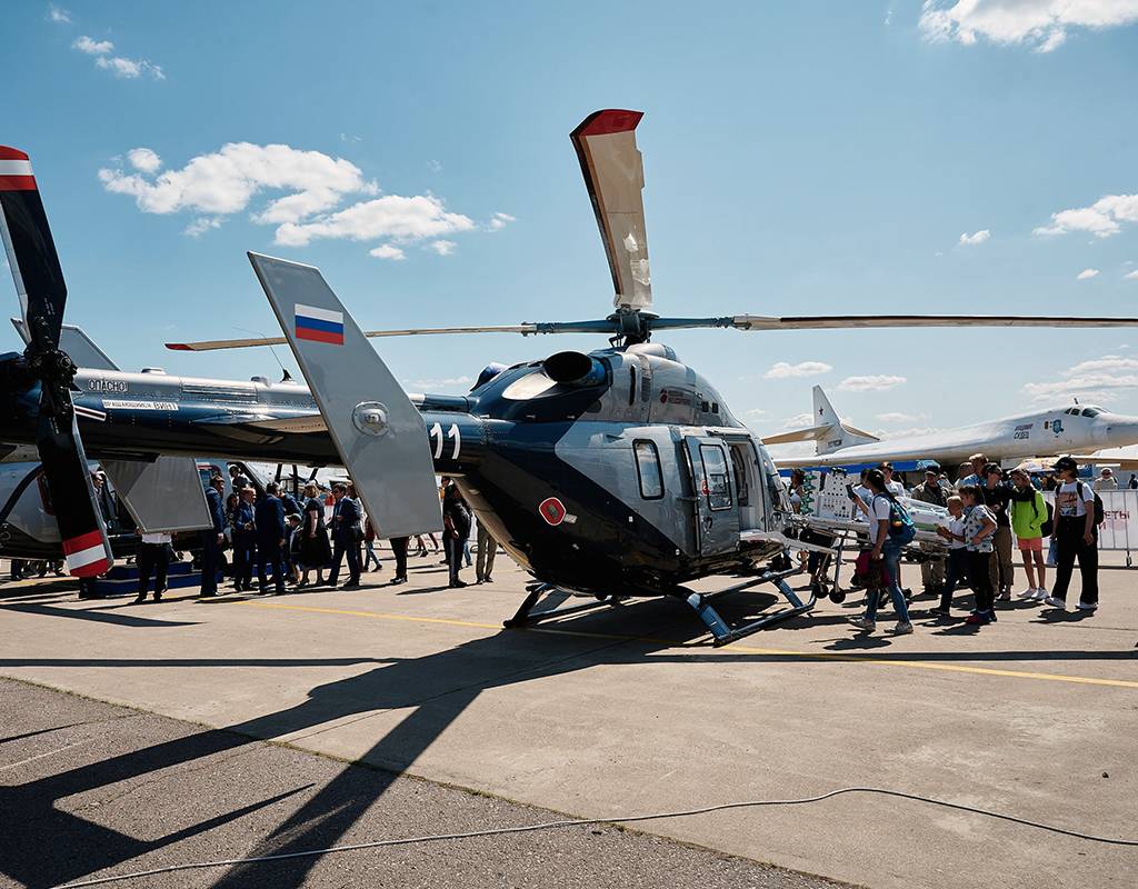 The Ansat is a light twin-engine multipurpose helicopter, serial production of which was deployed at the Kazan Helicopter Plant. Viktor Molodcov Photo