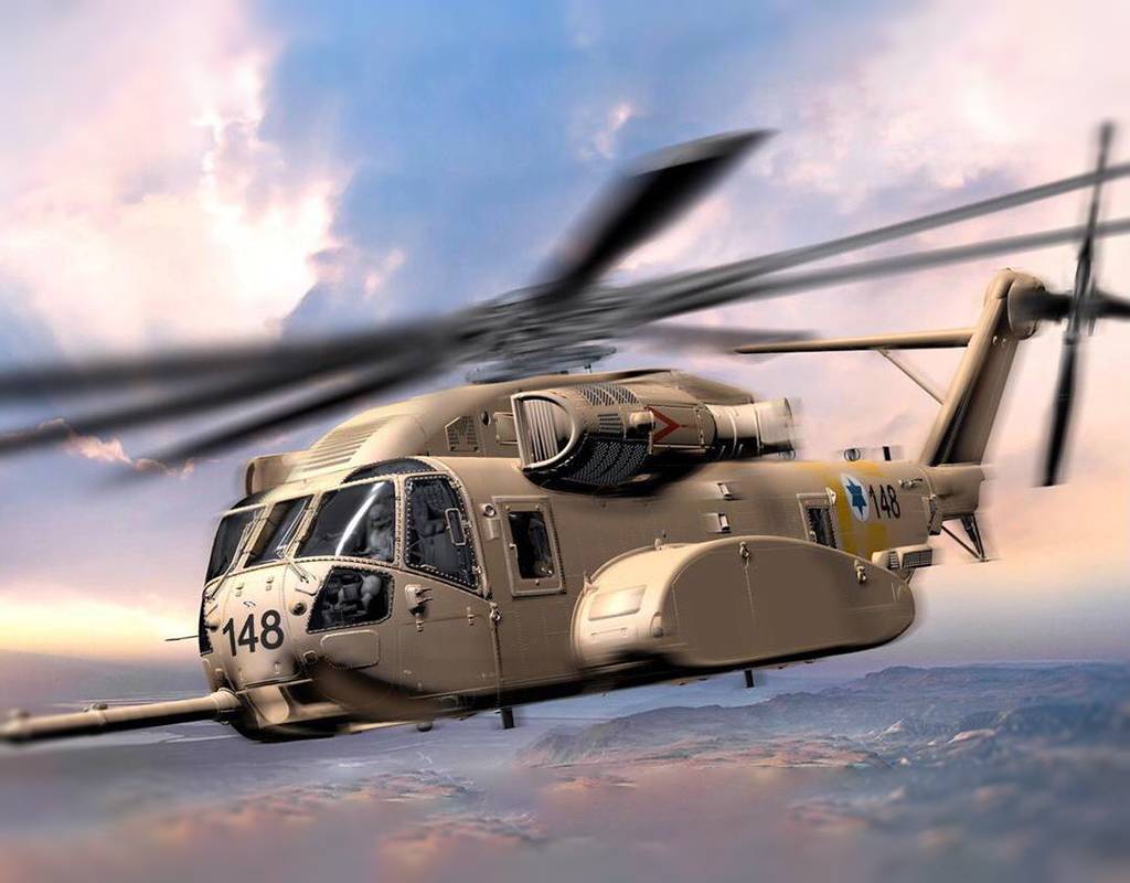 A CH-53K decked out in Israeli Air Force livery. Sikorsky Photo