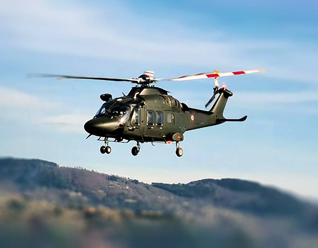 The AW169 has been in service with the Italian Army since July 2020. Leonardo Photo