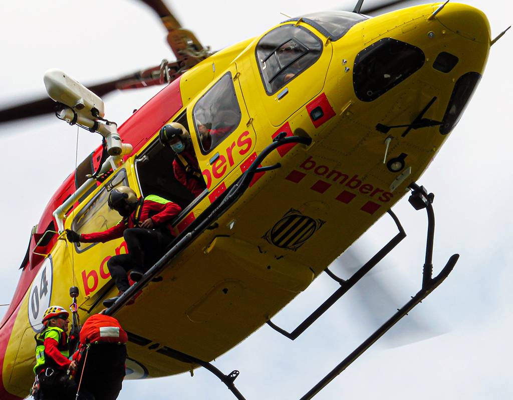 The Bell 429 allows Helitrans Pyrinees to expand both search-and-rescue operations and firefighting missions. Bell Photo