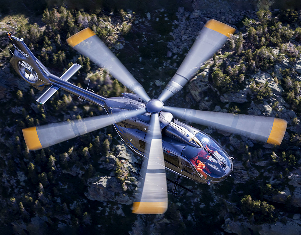 Nova Capital’s new H145 helicopters will be the latest variants, featuring five bladed main rotors. Airbus Photo