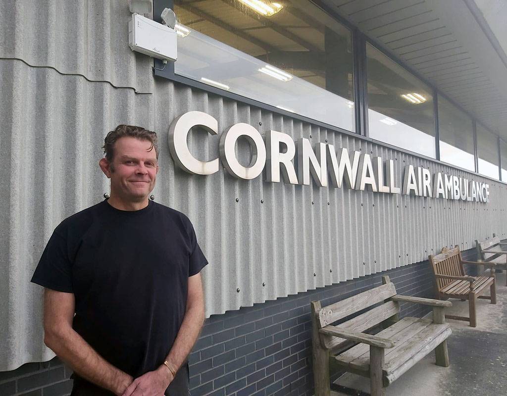 Andrew “Alf” Evans. Cornwall Air Ambulance Trust Photo