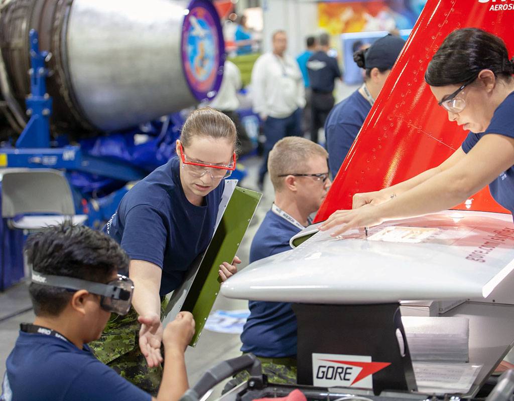 The Aerospace Maintenance Competition presented by Snap-on will take place April 25-28 in conjunction with Aviation Week’s MRO Americas in Dallas, Texas. AMC Photo