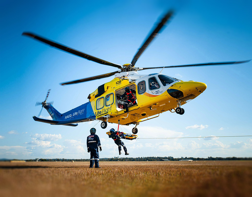 LifeFlight provides a critical service and high level of pre-hospital care to anyone who needs it, at no cost to patients. Martin Londahl Photo