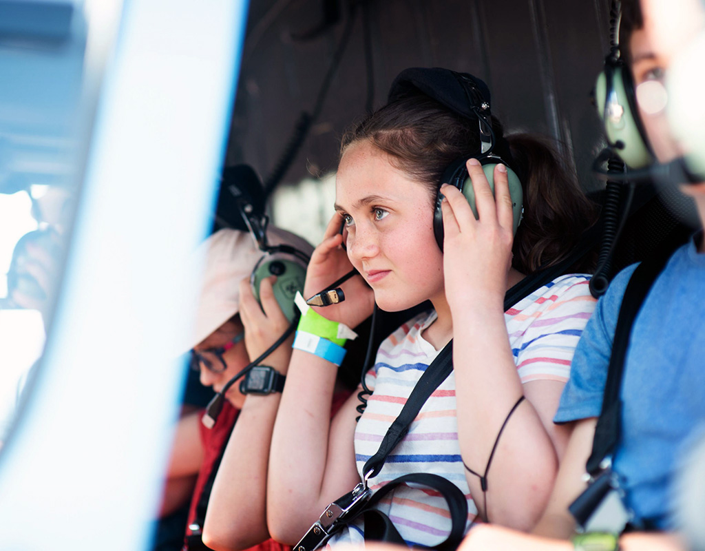 Dare to Dream events are focused on inspiring the next generation of looking at helicopter aviation as a potential career. Dianne Bond Photo