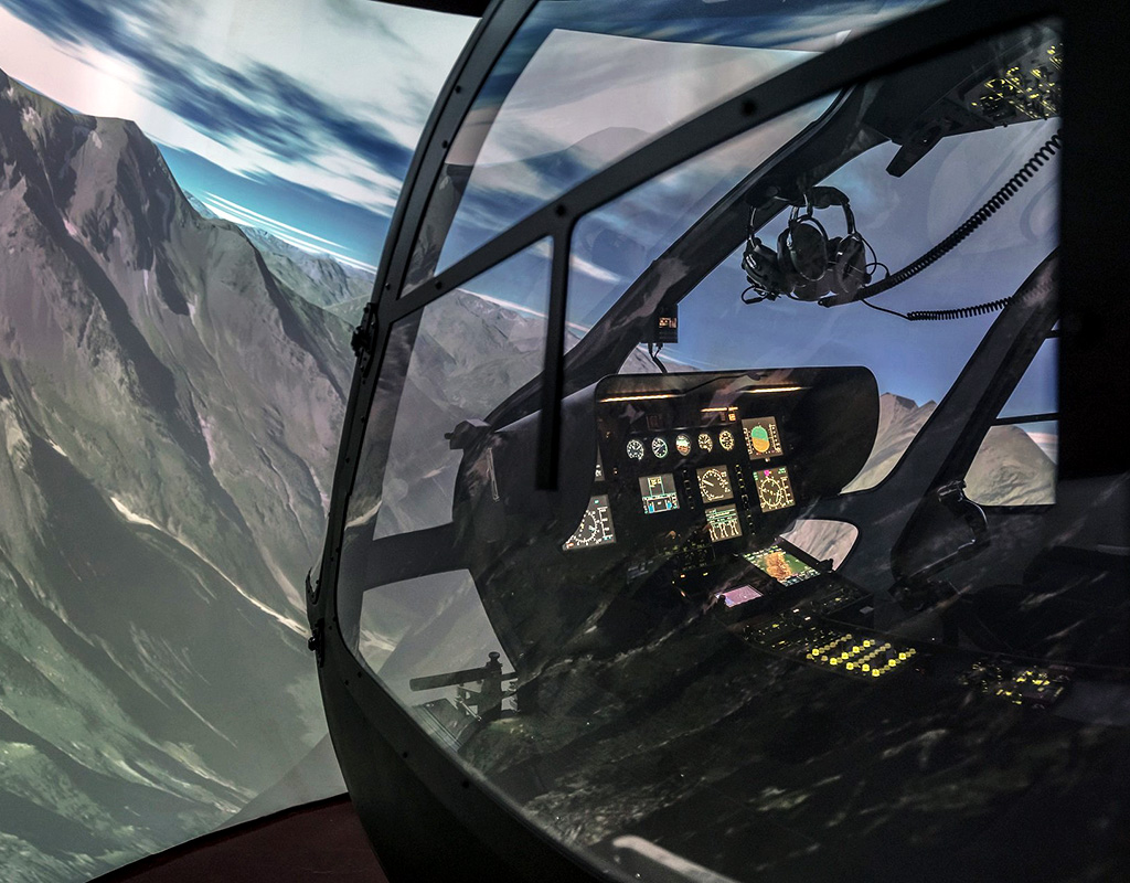 Helicopter pilots destined for the Spanish Police will now have the benefit of an upgraded simulator to train on. Entrol image