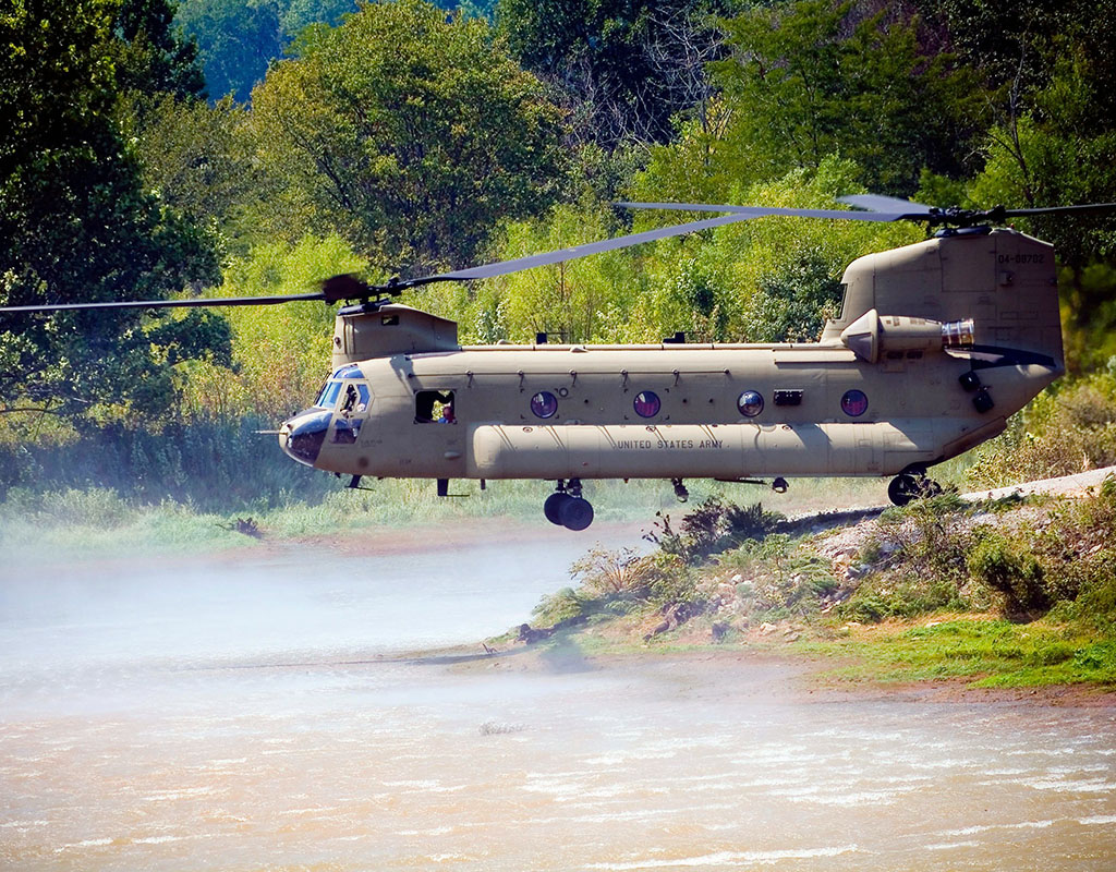 The new CH-47F Chinooks will primarily be allocated to South Korean Army Aviation Battalions to replace the older D models. Boeing Photo
