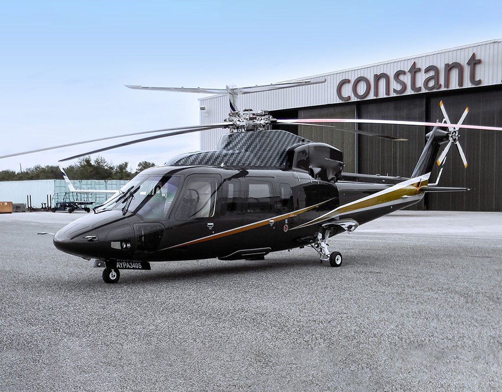 Constant is completely refurbishing the Sikorsky S-76 helicopters flown by Flexjet’s new private helicopter division. Business Wire Photo