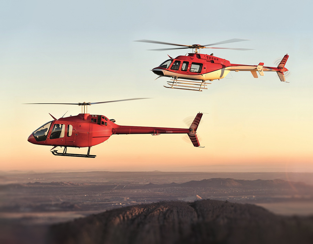 The new Bell 505 and Bell 407GXi will support Meghna’s corporate, leisure and utility helicopter charter business. Bell Photo