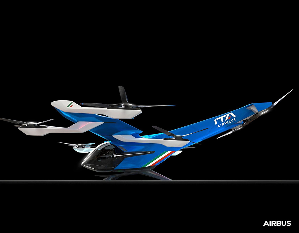 Airbus and ITA Airways will explore the creation of tailored UAM services. Airbus Image