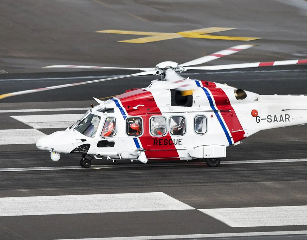 BIH currently operates a fleet of two AW189 SAR-configured helicopters, three S61 helicopters and one AS365 helicopter. BIH Photo