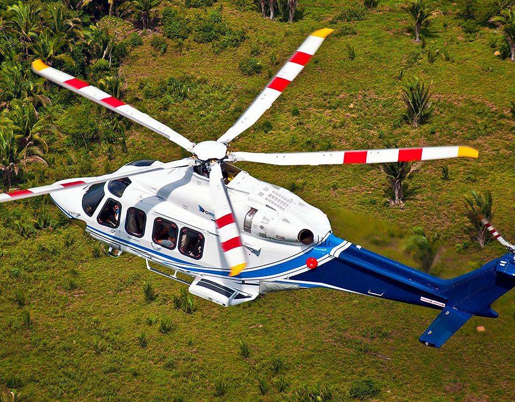 An AW139 operated by Omni Helicopters International – one of the aircraft types in the portfolio. LCI Photo