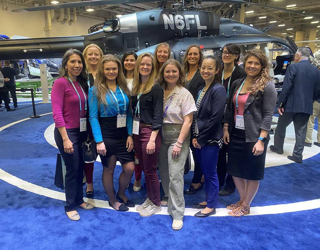 The scholarships were awarded March 6, 2022 at the Whirly-Girls Annual Awards Banquet during HAI Heli-Expo in Dallas, Texas. Whirly-Girls Photo