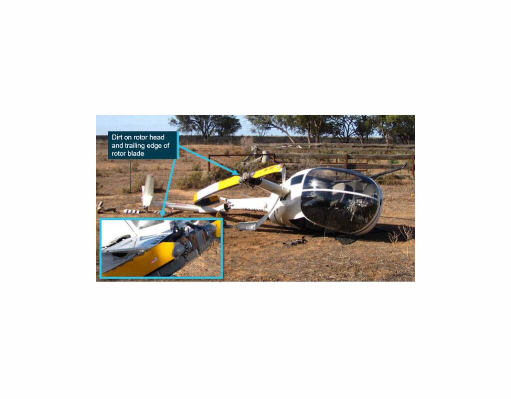 The survivable space within the helicopter cabin was maintained throughout the accident sequence. ATSB Photo