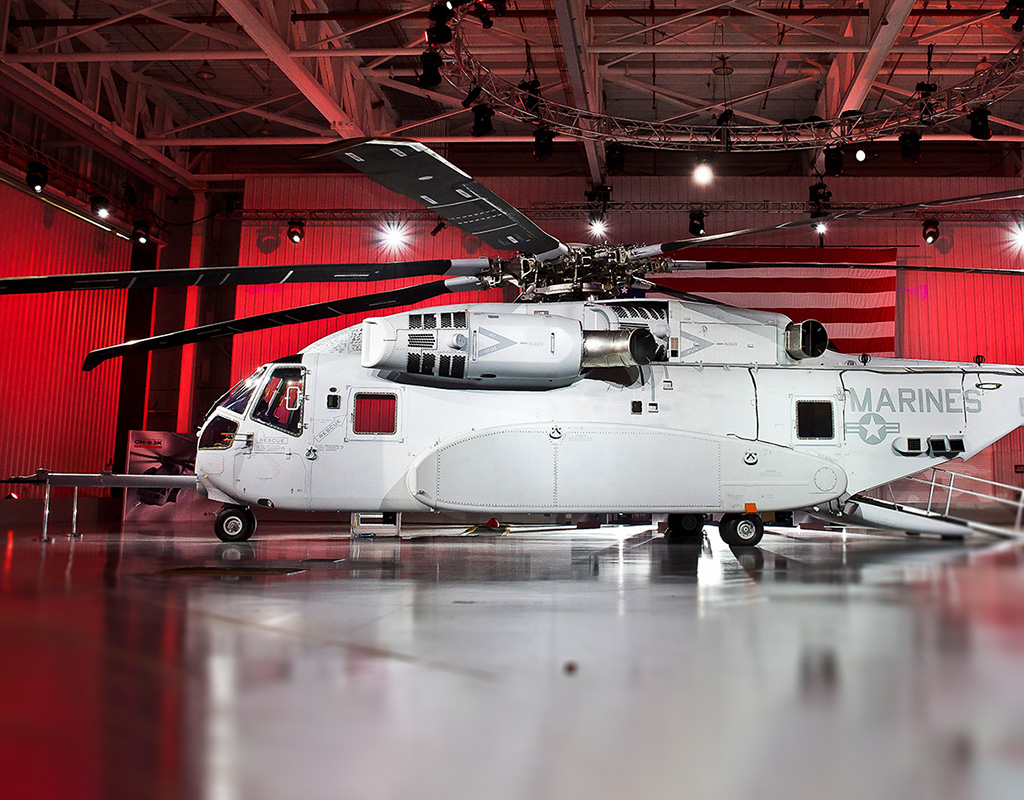 Magellan will support the production of the CH-53K LRIP configuration helicopter. Magellan Photo