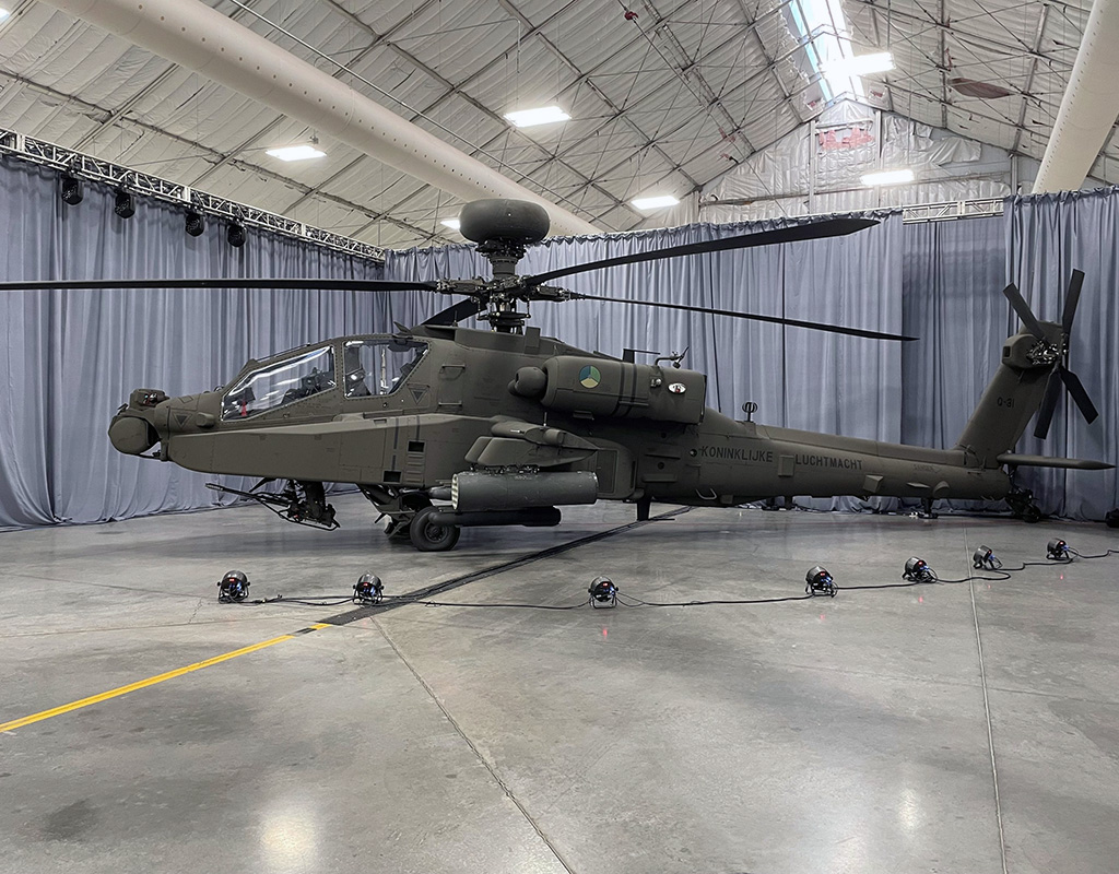 Deliveries of remanufactured E-model Apaches represent the next step in the long-term partnership between Boeing and the Netherlands. Boeing Photo