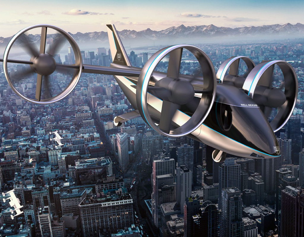 In January 2020, Bell revealed a full-scale mock-up of the second Nexus eVTOL aircraft named Nexus 4EX. Bell Image