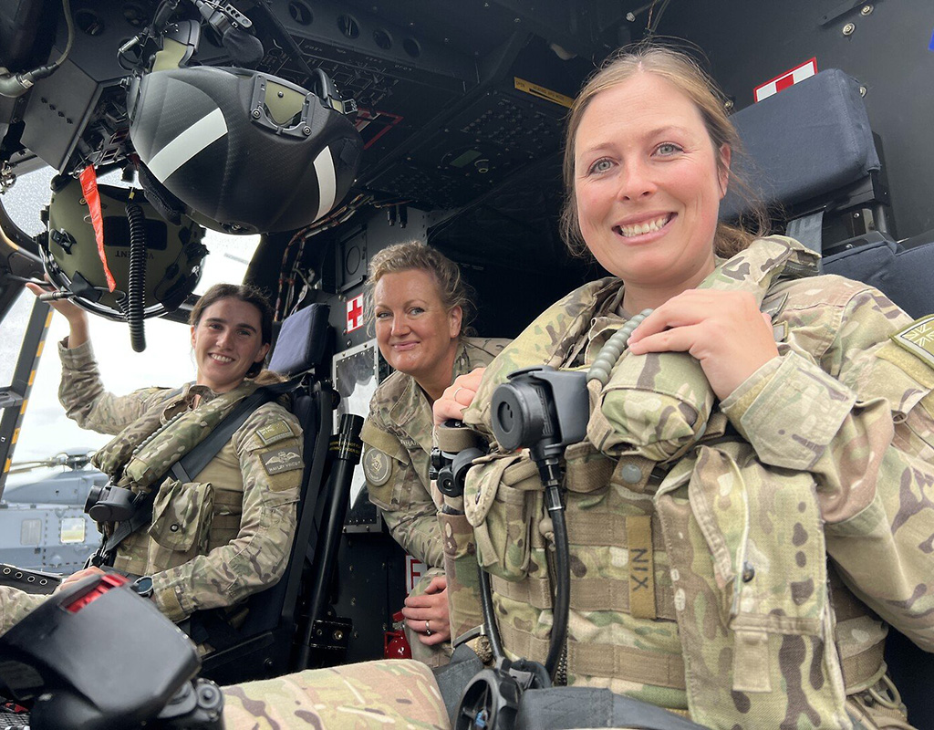 With missions ranging from Army battlefield support, to search and rescue, to amphibious operations, this crew is also one of trailblazers, paving the way for many others in military aviation. Airbus Photo