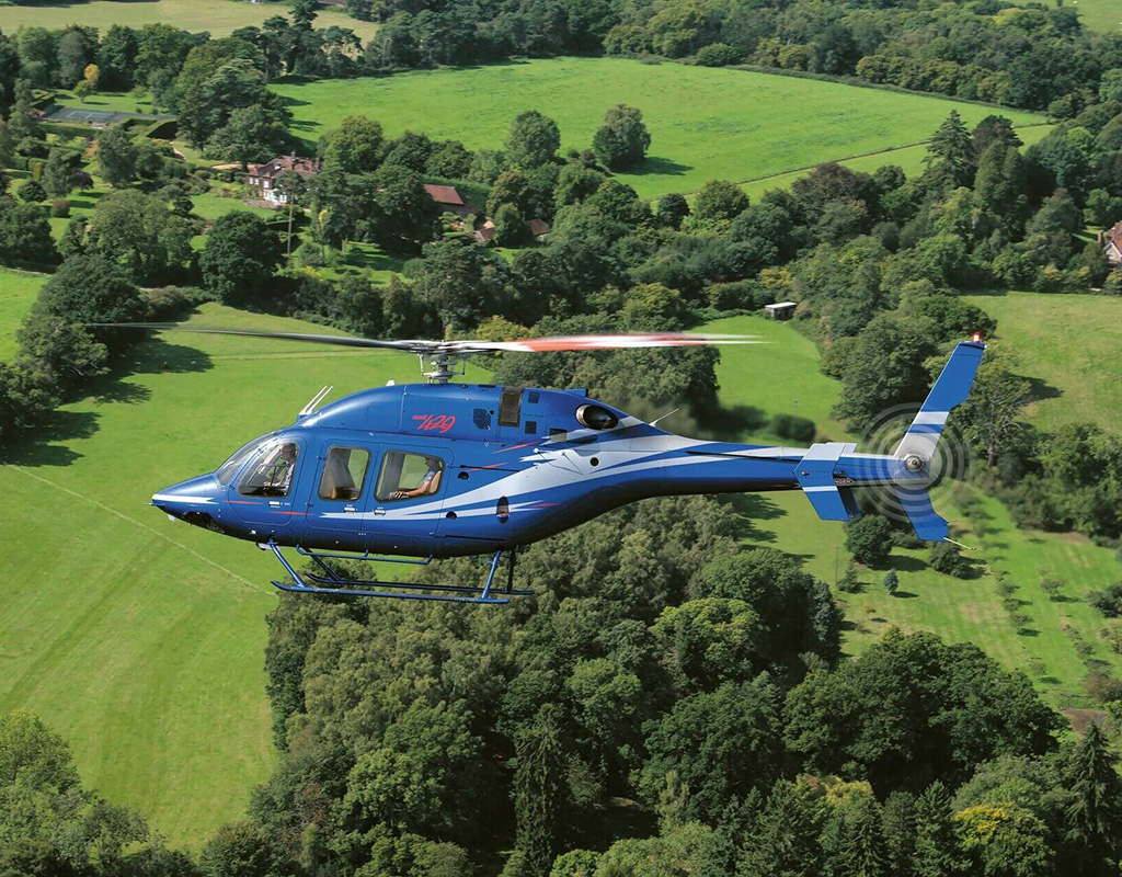 The Bell 429 has proved popular for the corporate VIP mission in many of the most prestigious locations throughout Europe. Bell Textron Photo