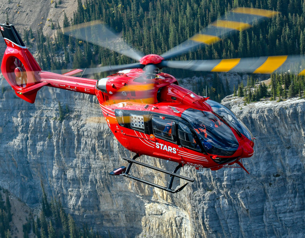 The county was recognized as the first municipality in central Alberta to contribute more than $500,000 to STARS and have its logo unveiled on one of STARS new H145 helicopters. Mike Reyno Photo