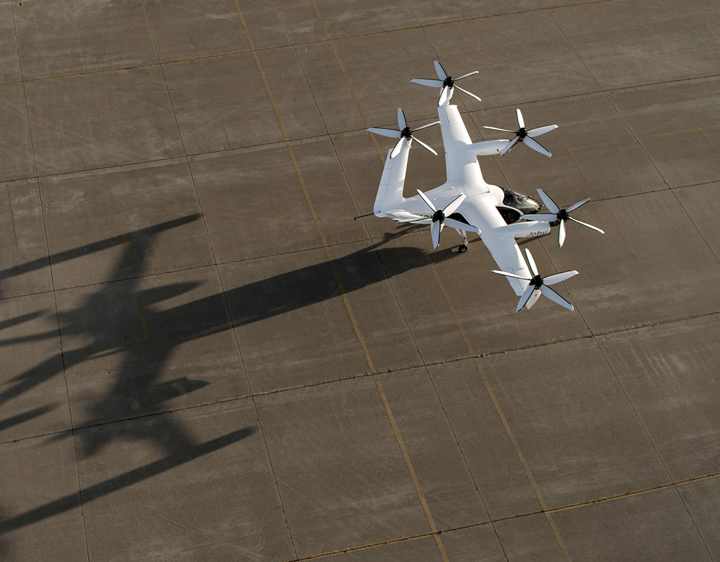 Joby believes it is the first eVTOL company to complete the second of five stages required by the FAA to type certify its eVTOL aircraft and launch commercial passenger services by 2025. Joby Aviation Image