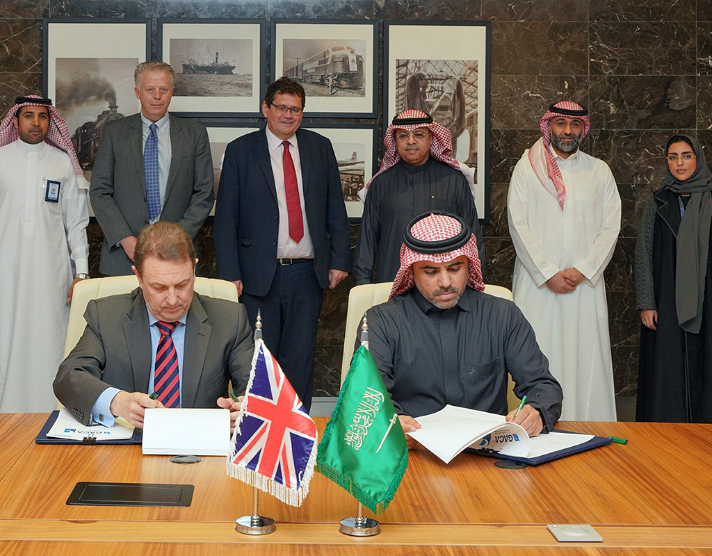 Delegations from the U.K. and Saudi Arabia sign the agreement in Riyadh, Saudi Arabia. CAAi Photo