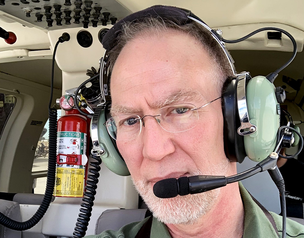 Eric Bechhoefer changed the playing field for aircraft safety with the helicopter health and usage monitoring system (HUMS) for single-engine helicopters. HAI Photo