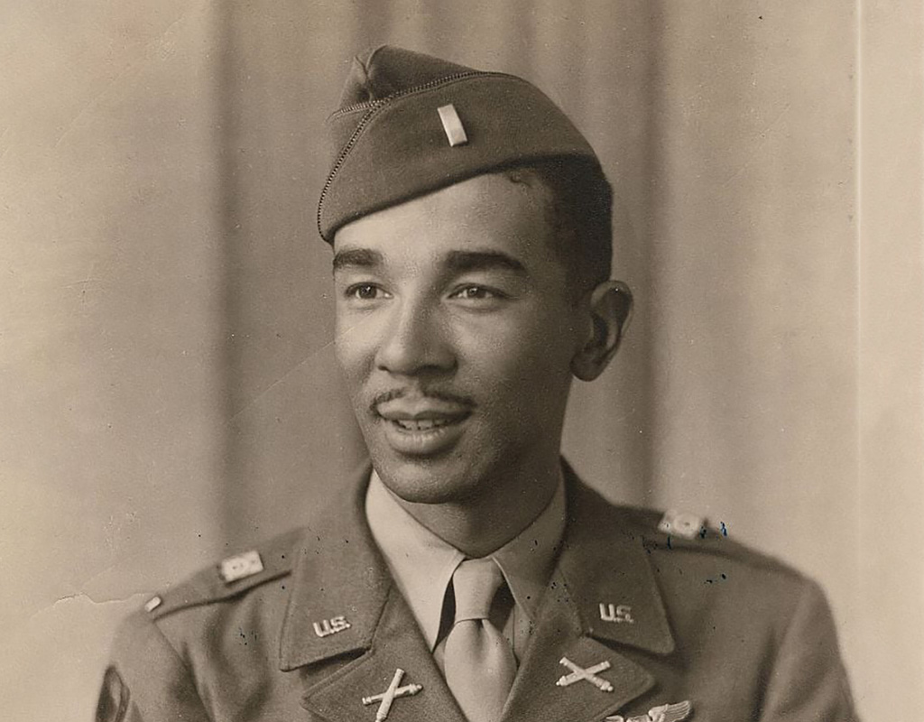 Hairston, who was born in 1922 in Virginia and grew up in Connellsville, Pennsylvania, joined the Army in 1940. Photo courtesy of Victoria M. Hairston