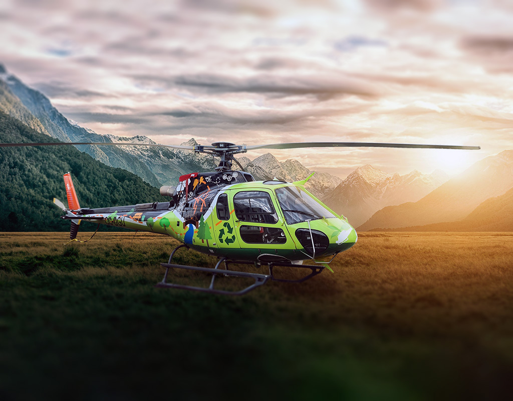 Ecocopter began to offset its carbon footprint in 2022. Ecocopter Photo