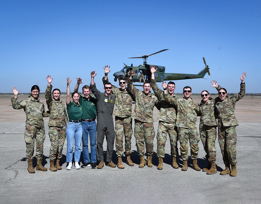 For units such as the 37th Helicopter Squadron from F.E. Warren Air Force Base, Wyoming, the two initiatives present opportunities for UH-1N “Huey” crews to engage with and educate university and high school students across the country. U.S. Air Force/1st Lt. Emily Seaton Photo