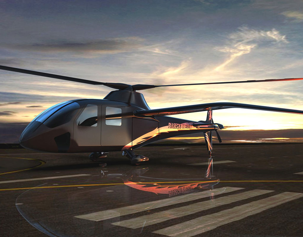 Through its October 2022 acquisition of fuel cell developer HyPoint, ZeroAvia is working with Piasecki Aircraft Corp. to develop a hydrogen-electric system to power the PA-890. Piasecki Image