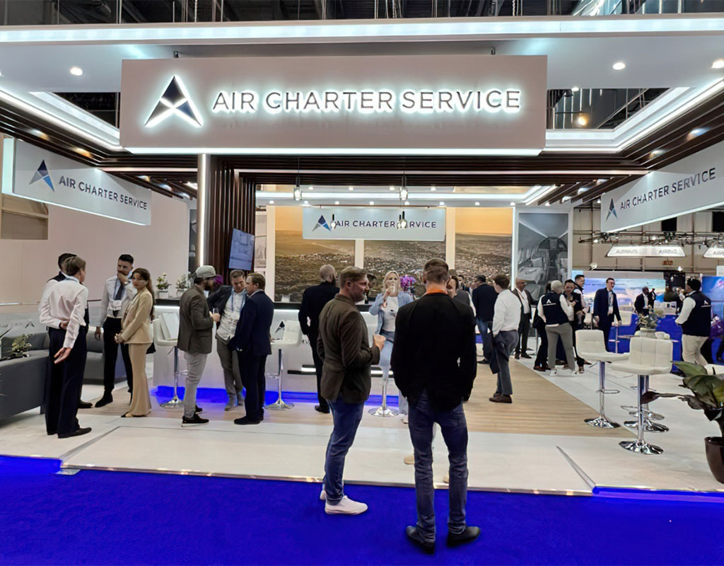 Air Charter Service Booth EBACE 2023 - Air Charter Service Photo