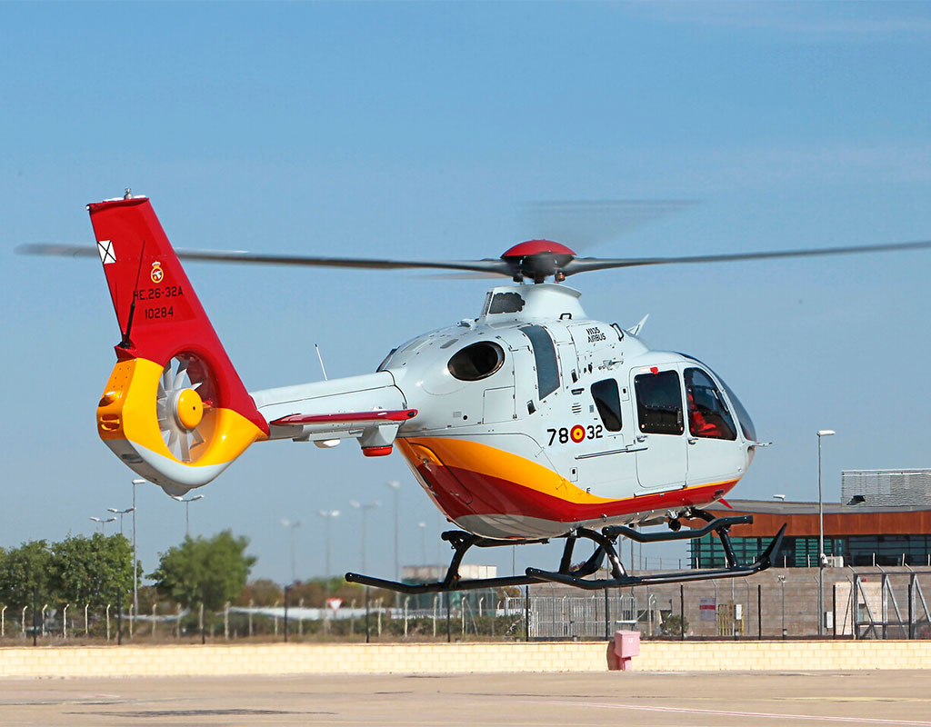 Airbus has delivered the first H135 to the Spanish Air and Space Force in Albacete. Airbus Photo