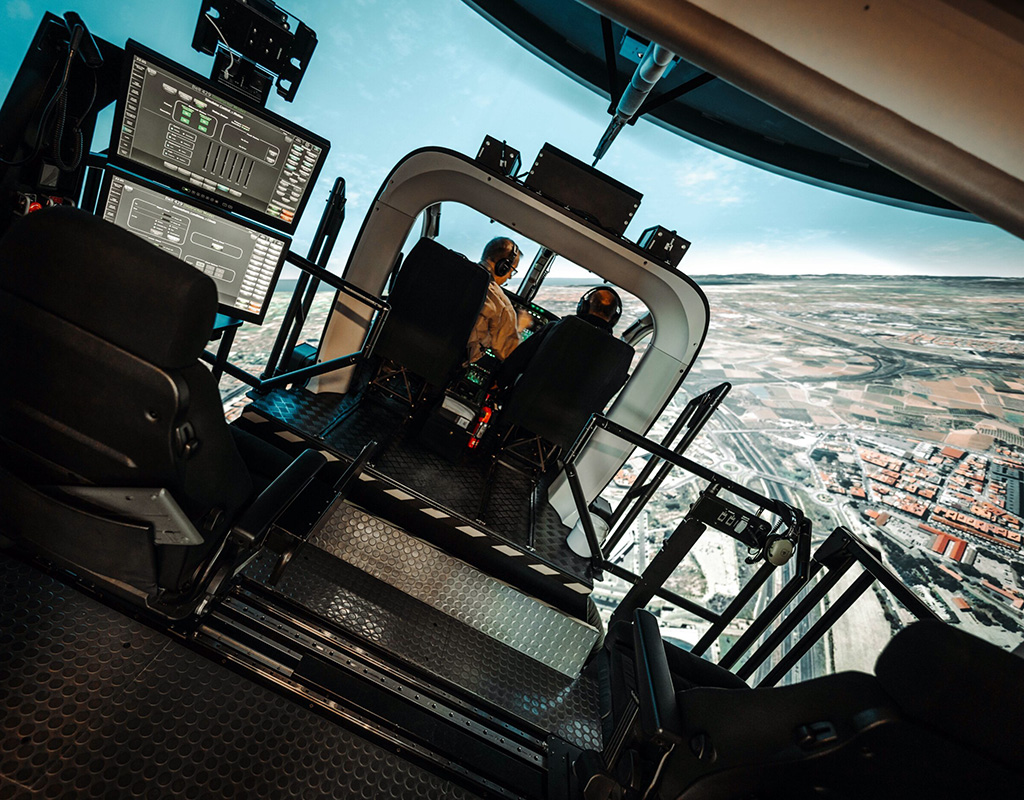 The Level D Full Flight Simulator is the highest level approved by aviation authorities, providing customers with a regional solution for Bell 429 pilot training. Bell Photo
