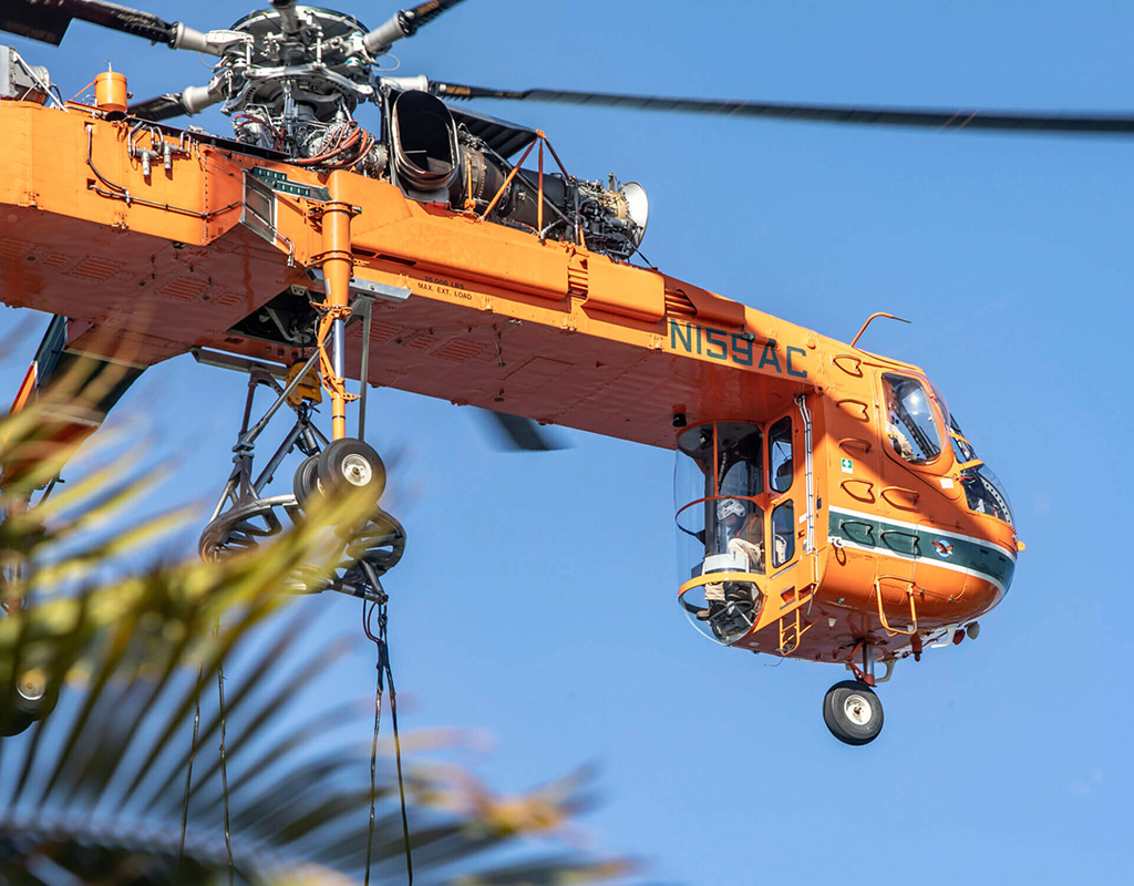 Helicopter Express is acquiring additional Erickson S-64s, one delivered this month and others through the end of the year. Erickson Photo