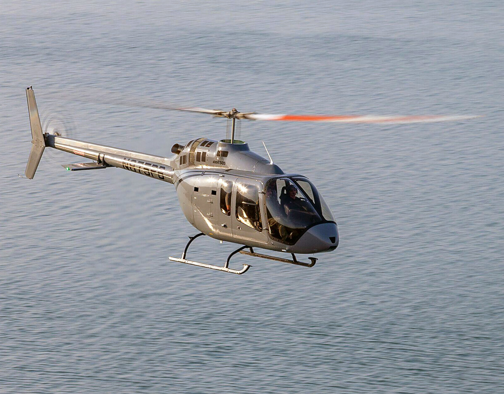 Bell has delivered the first five of 10 Bell 505 helicopters to the Royal Jordanian Air Force. Bell Photo