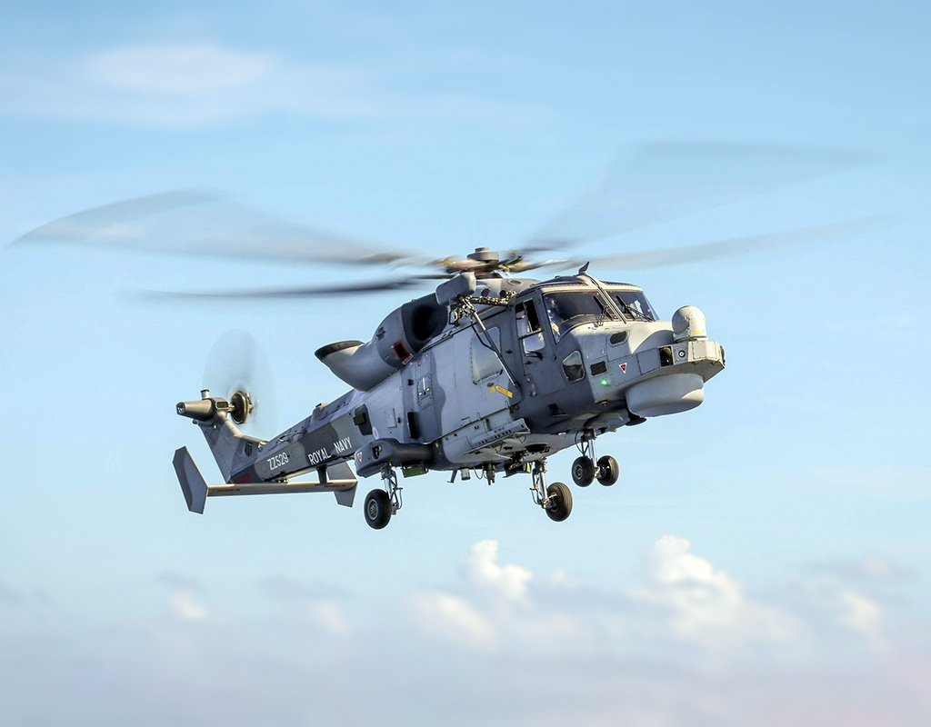 The company is showcasing a model of its AW159 Wildcat at the event which Leonardo is offering to the NZDF as a solution for its maritime helicopter replacement program. Leonardo Photo