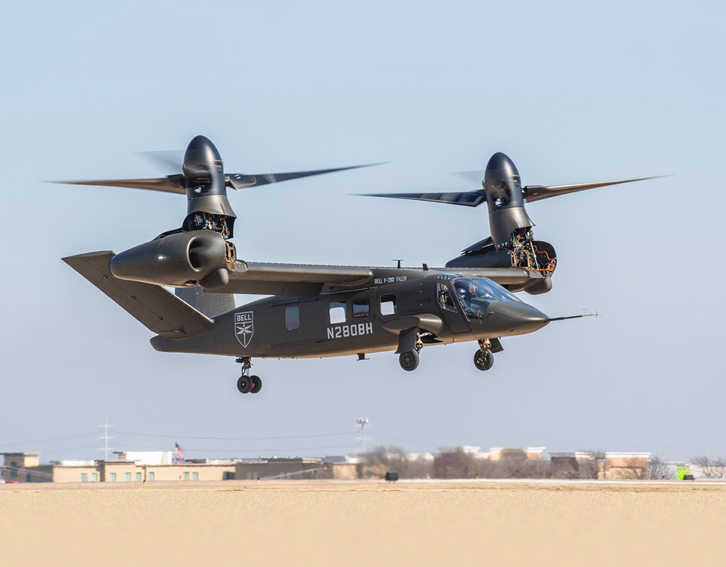Safran Landing Systems will design and develop the fully integrated landing system for the Bell V-280 Valor tiltrotor aircraft. Bell Photo