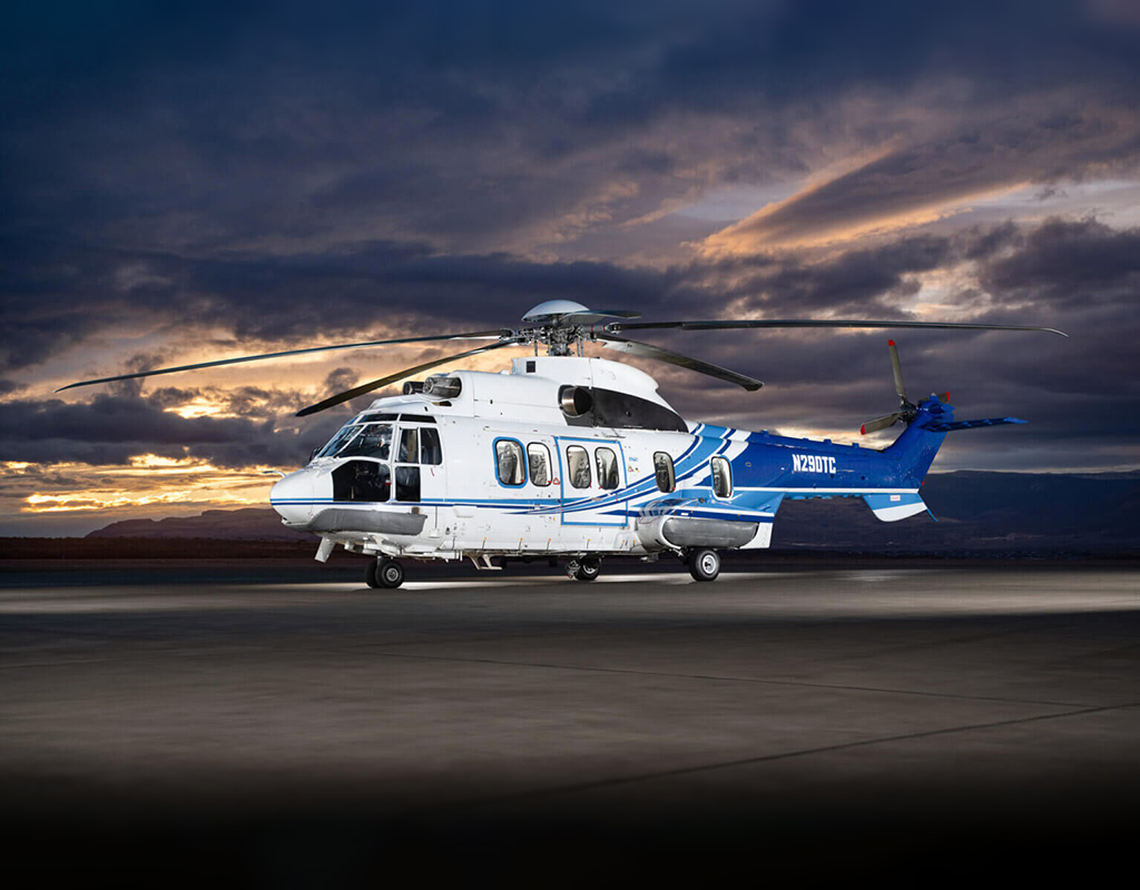 The average transaction price of twin-engine helicopters remained resilient in 2023. Aero Asset Photo