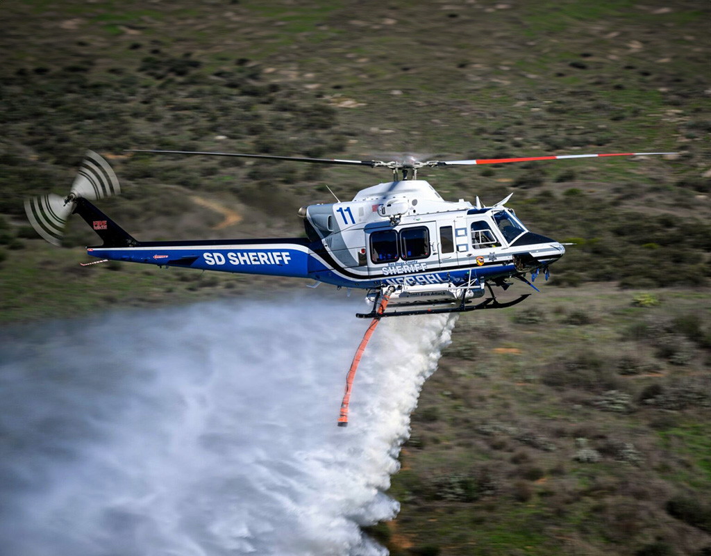 A San Diego Sherrif's Department Bell 412 EPX. Bell Photo
